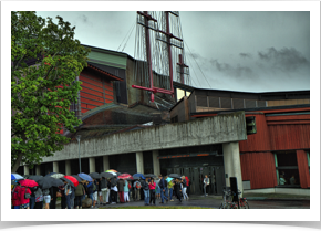 Entrance to the VASA Museum.